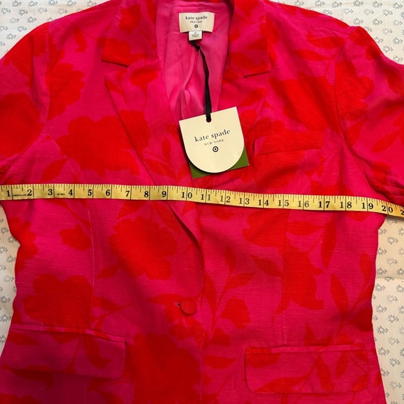 NWT Kate Spade X Target Classic Rose Floral Women's Blazer Size Medium - Picture 5 of 10